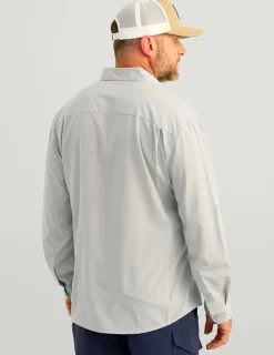 Huk Gear Button Downs-A1A Button-Down Harbor Mist