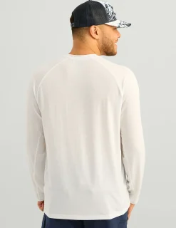 Huk Gear Performance Tops-A1A Performance Crew White