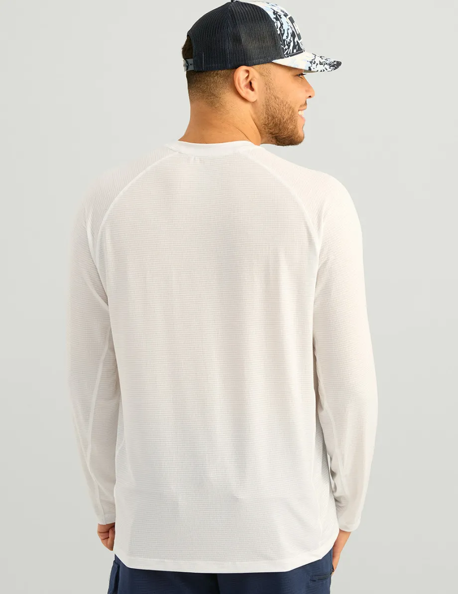 Huk Gear Performance Tops-A1A Performance Crew White