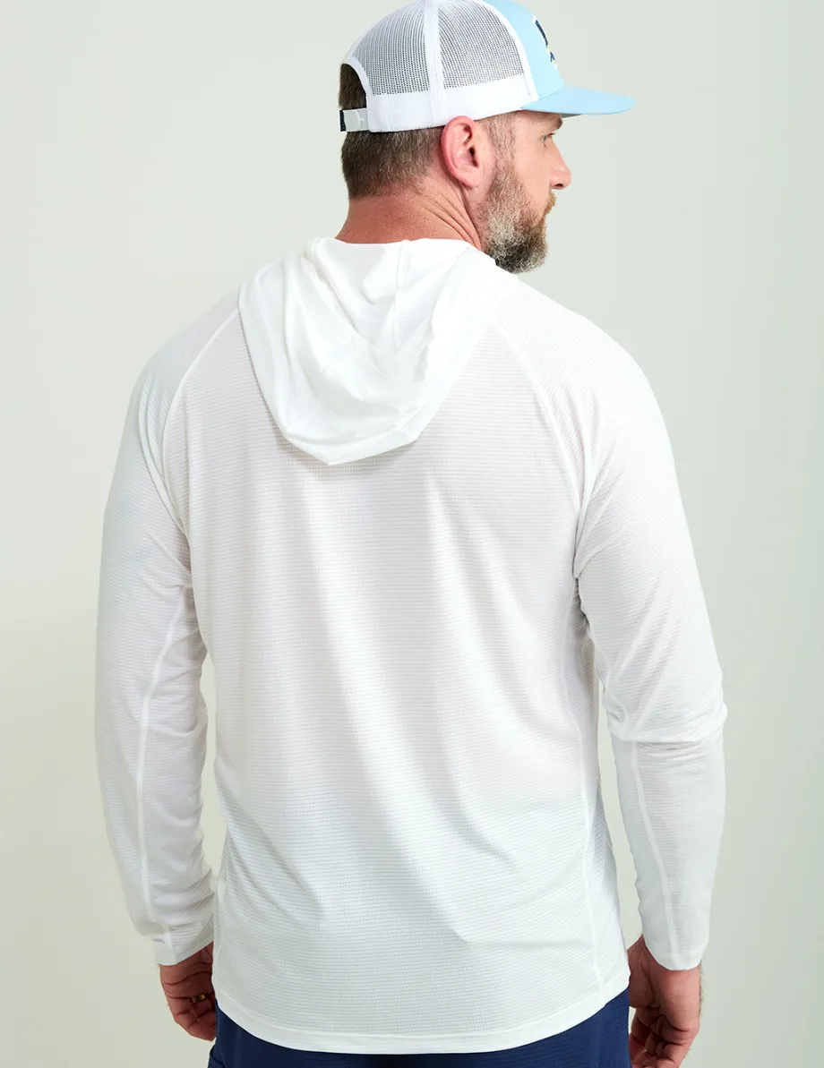 Huk Gear Performance Tops-A1A Performance Hoodie White