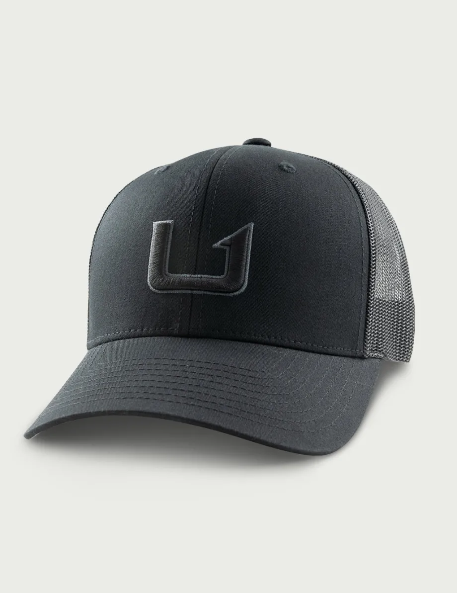 Huk Gear Hats-Barb U Trucker Hat Black