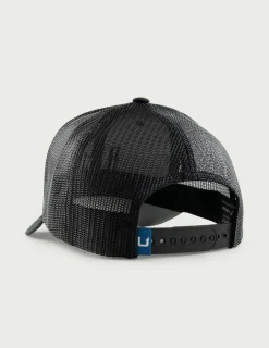 Huk Gear Hats-Barb U Trucker Hat Black