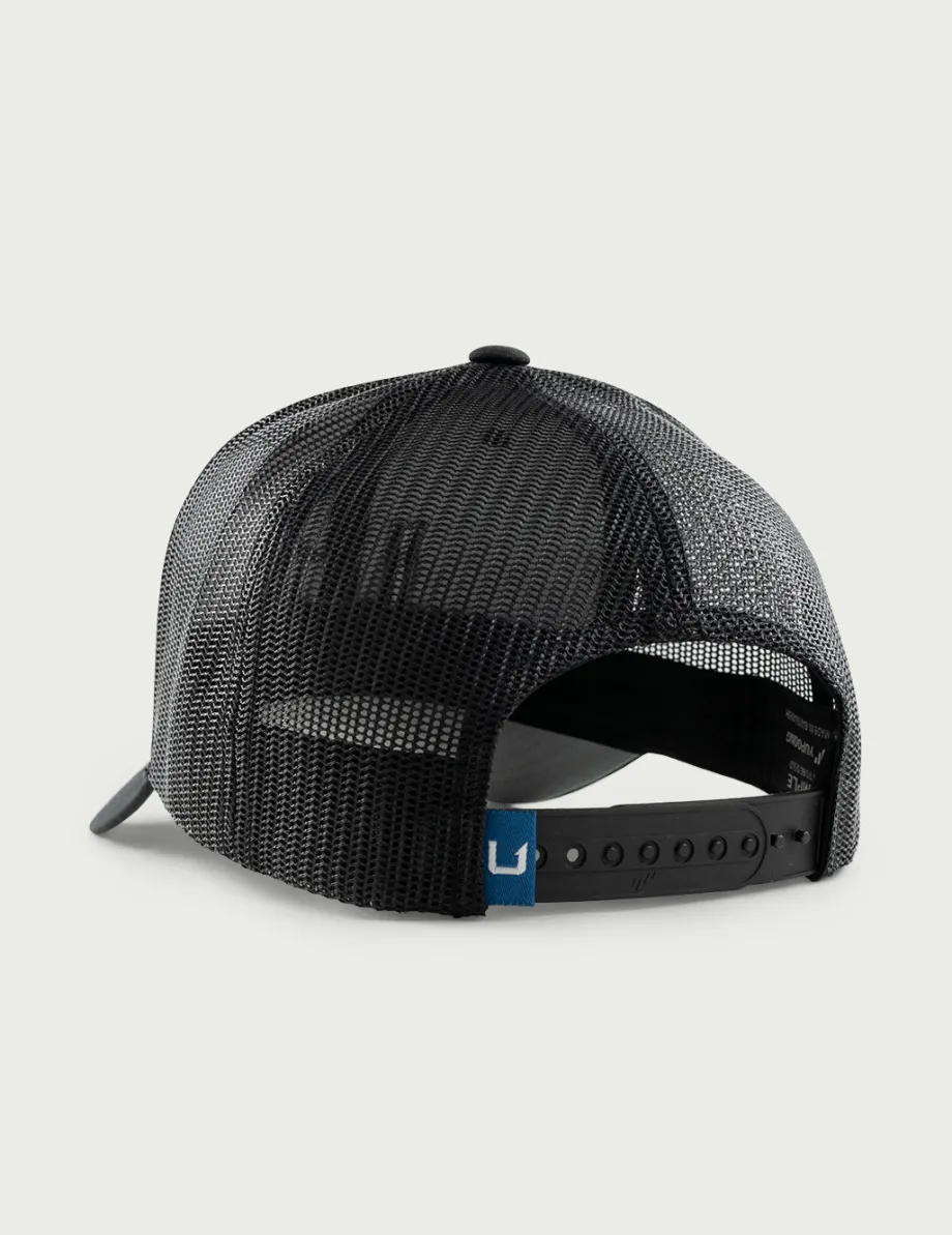 Huk Gear Hats-Barb U Trucker Hat Black