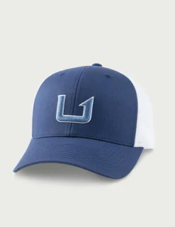 Huk Gear Hats-Barb U Trucker Hat Bright Navy