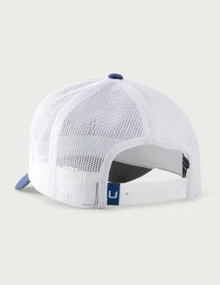 Huk Gear Hats-Barb U Trucker Hat Bright Navy