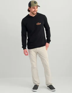 Huk Gear T-Shirts-Bass Apparel Hoodie Tee Black