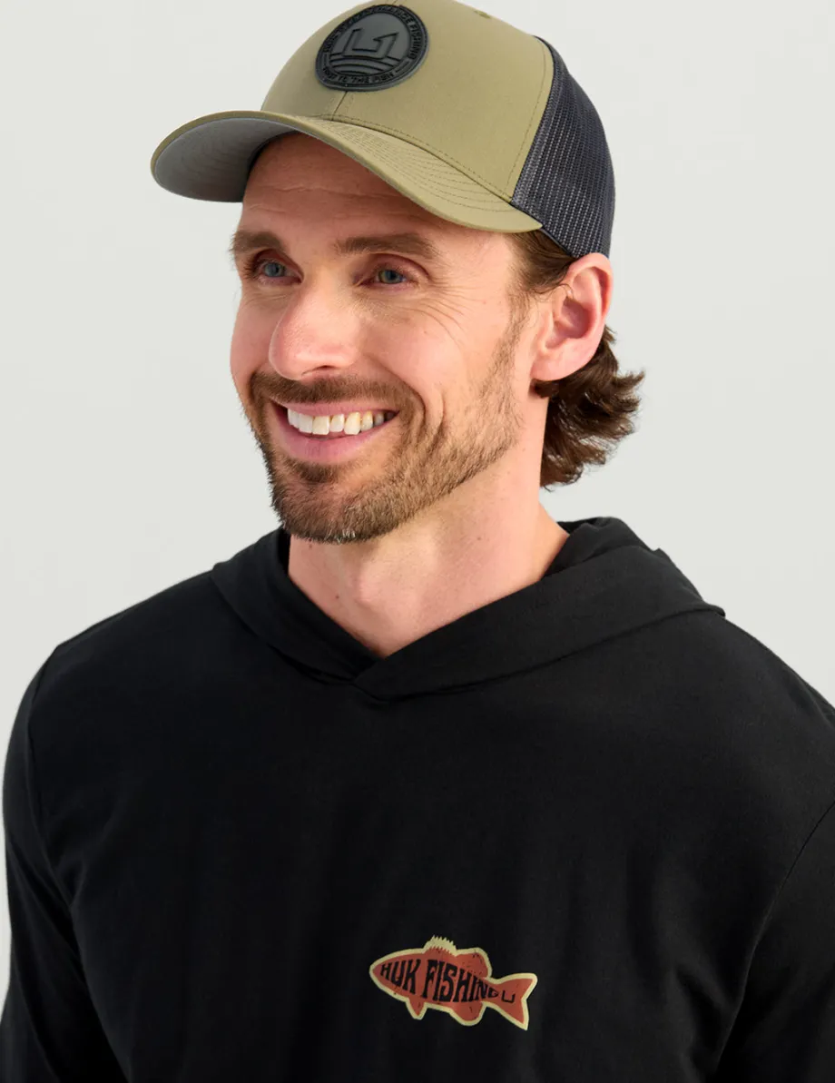 Huk Gear T-Shirts-Bass Apparel Hoodie Tee Black