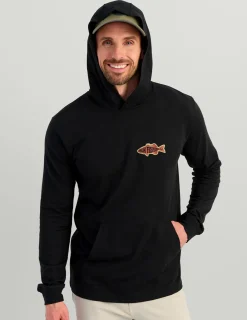 Huk Gear T-Shirts-Bass Apparel Hoodie Tee Black