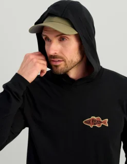 Huk Gear T-Shirts-Bass Apparel Hoodie Tee Black