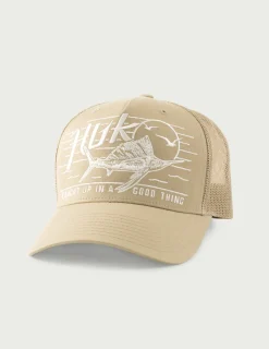 Huk Gear Hats-Caught Up Trucker Hat Braid
