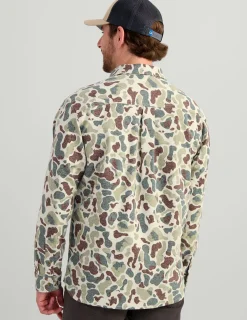 Huk Gear Button Downs-Chesapeake KC Printed Flannel KC Army Camo