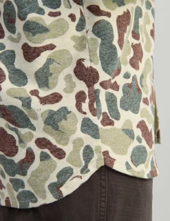 Huk Gear Button Downs-Chesapeake KC Printed Flannel KC Army Camo
