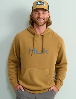Huk Gear Hats-Classic Logo Trucker Hat Sand Piper