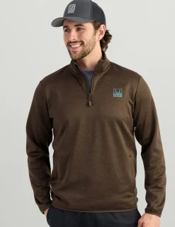 Huk Gear Hoodies & Pullovers-Coldfront+ Performance 1/4 Zip