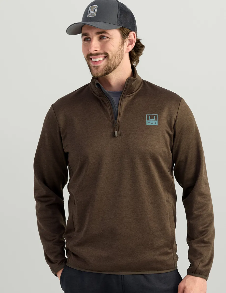Huk Gear Hoodies & Pullovers-Coldfront+ Performance 1/4 Zip