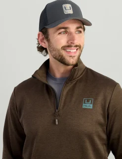 Huk Gear Hoodies & Pullovers-Coldfront+ Performance 1/4 Zip