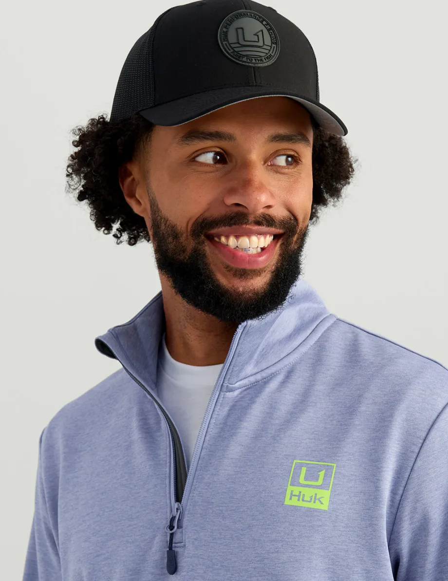 Huk Gear Hoodies & Pullovers-Coldfront+ Performance 1/4 Zip