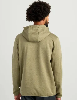 Huk Gear Hoodies & Pullovers-Coldfront+ Performance Hoodie Overland Heather