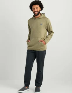 Huk Gear Hoodies & Pullovers-Coldfront+ Performance Hoodie Overland Heather