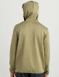 Huk Gear Hoodies & Pullovers-Coldfront+ Performance Hoodie Overland Heather