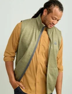 Huk Gear Vests-Coldfront+ Performance Vest Overland Heather