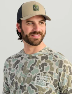 Huk Gear T-Shirts|Performance Tops-Drift Short Sleeve Performance Tee KC Volcanic Ash Camo