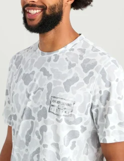 Huk Gear T-Shirts|Performance Tops-Drift Short Sleeve Performance Tee KC White Camo