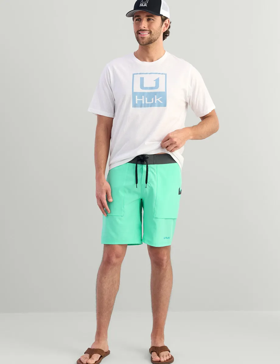 Huk Gear Swim-East Point Boardshorts Bermuda