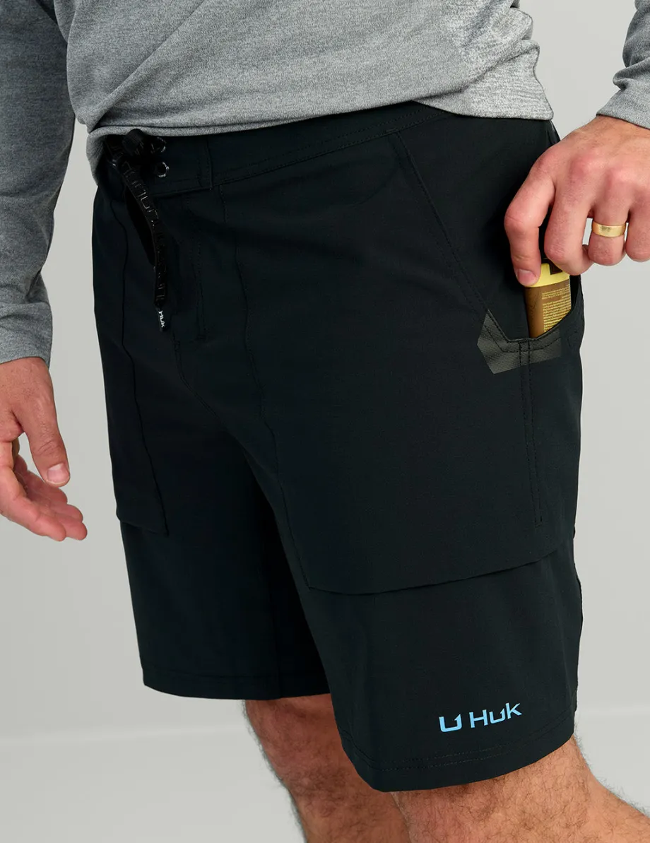 Huk Gear Swim-East Point Boardshorts Black