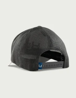 Huk Gear Hats-Embroidered 110 Trucker Hat Harbor Mist