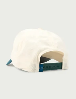 Huk Gear Hats-Fine Cord Unstructured Patch Hat Dark Teal