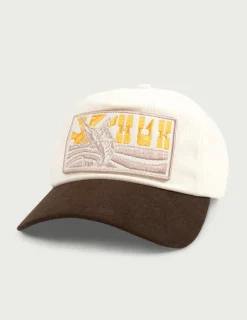 Huk Gear Hats-Fine Cord Unstructured Patch Hat Pluff Mud