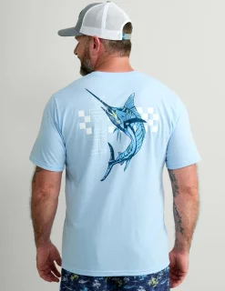 Huk Gear T-Shirts-Fish Racer Tee Windsurfer