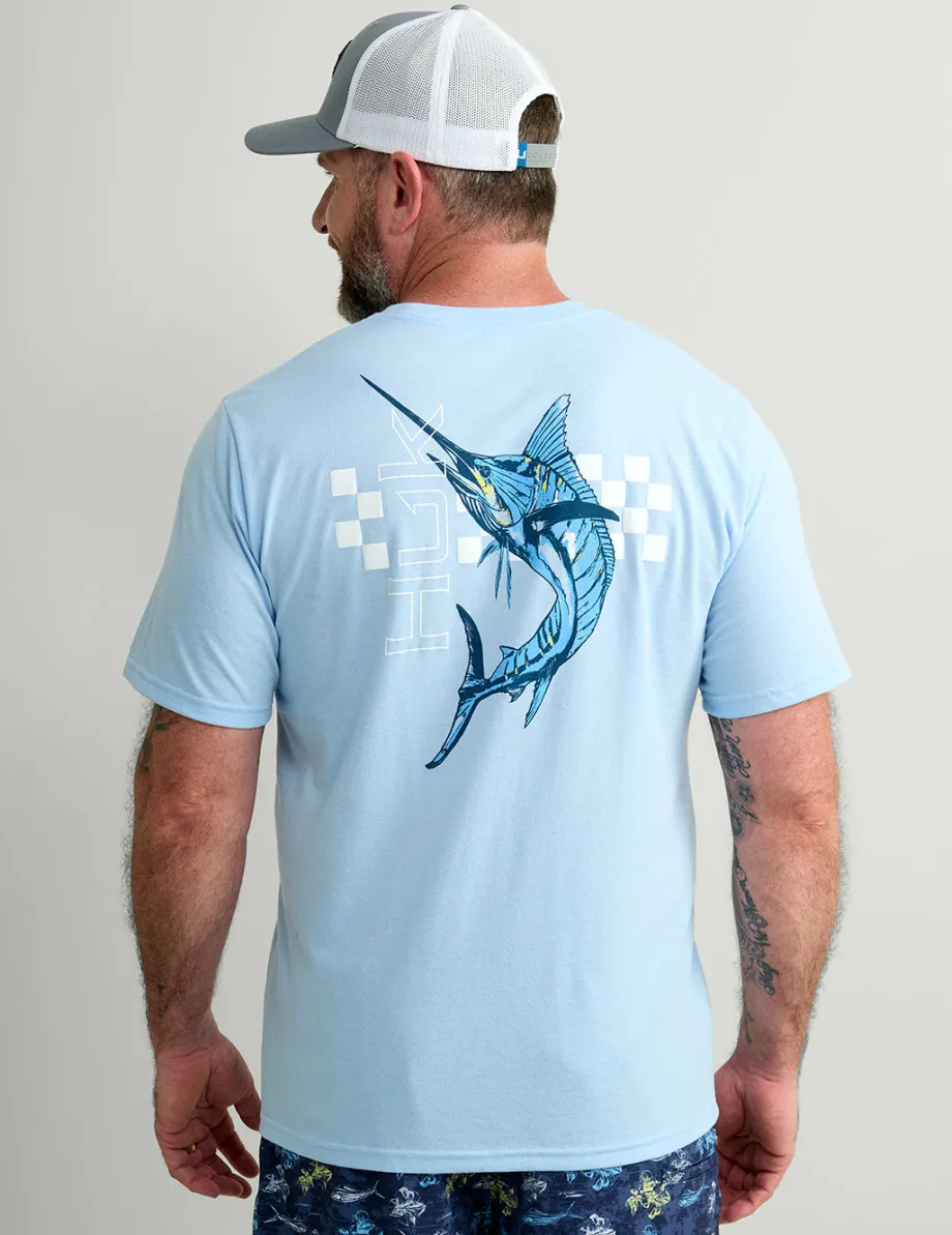 Huk Gear T-Shirts-Fish Racer Tee Windsurfer