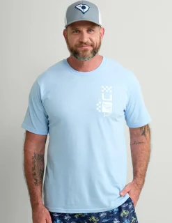Huk Gear T-Shirts-Fish Racer Tee Windsurfer