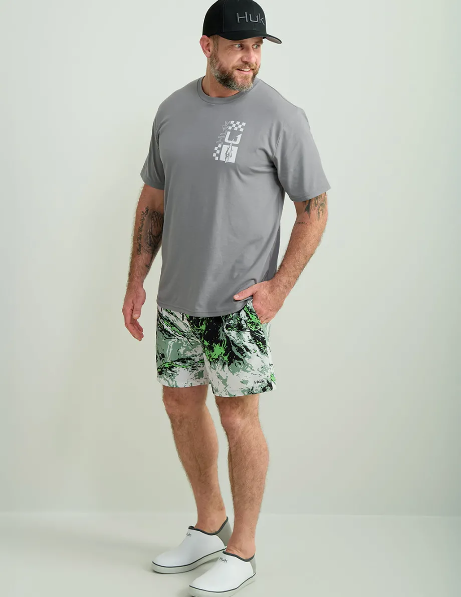 Huk Gear T-Shirts-Fish Racer Tee Night Owl
