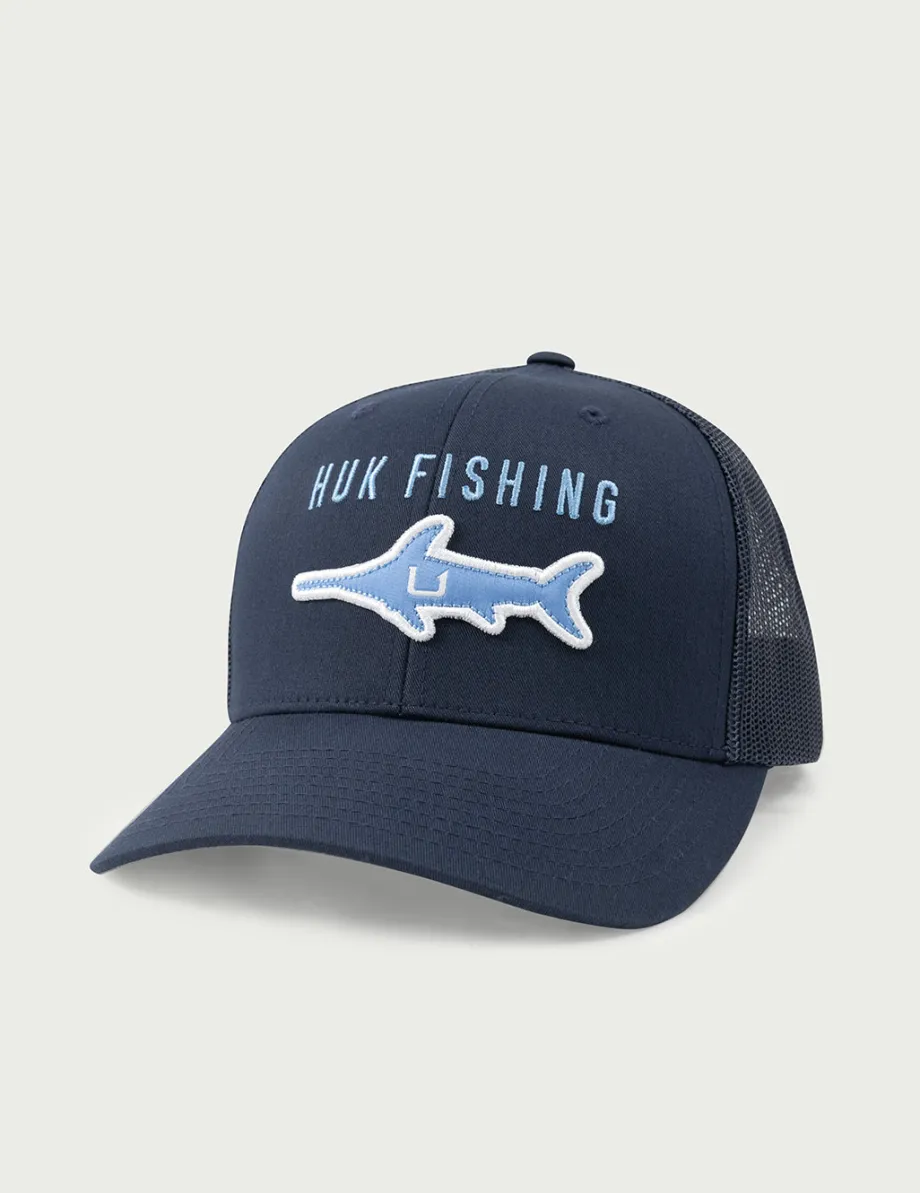 Huk Gear Hats-Fish Stack Trucker Hat Naval Academy
