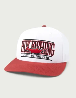 Huk Gear Hats-Flat Bill Trucker Hat Egret
