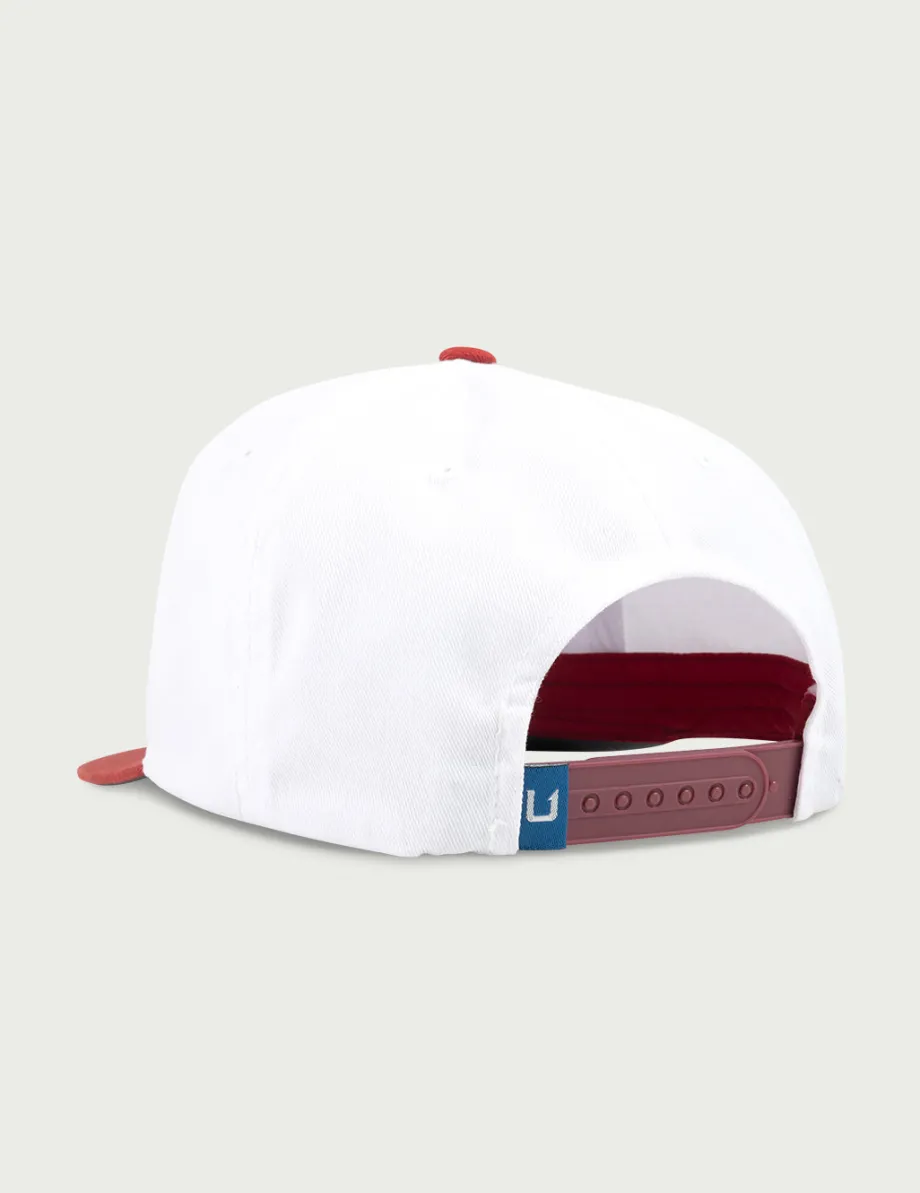Huk Gear Hats-Flat Bill Trucker Hat Egret