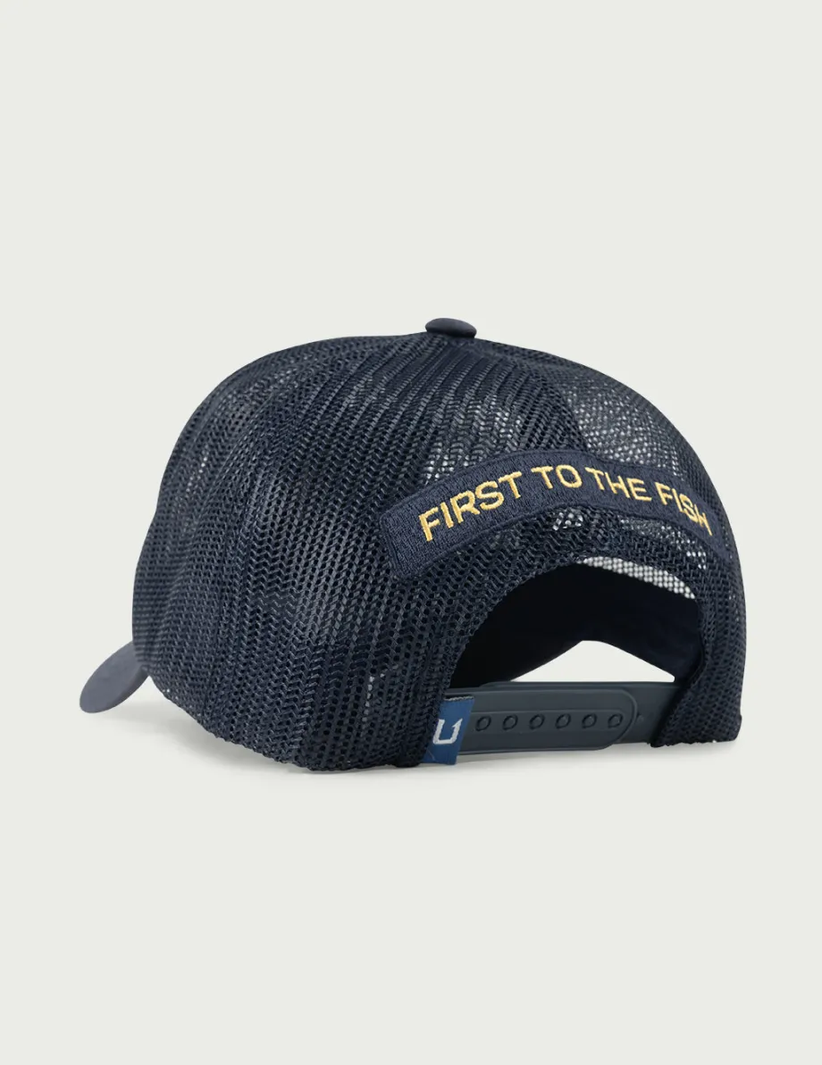 Huk Gear Hats-Full Mesh Trucker Hat Naval Academy