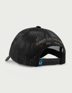 Huk Gear Hats-Full Mesh Trucker Hat Black
