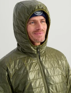 Huk Gear Insulation-Gulf Stream Insulated Hooded Jacket Moss
