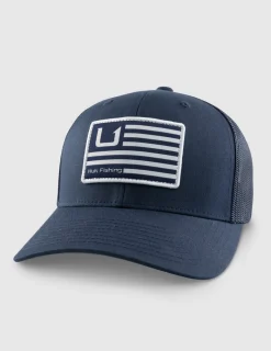 Huk Gear Hats-Huk And Bars Trucker Hat Naval Academy