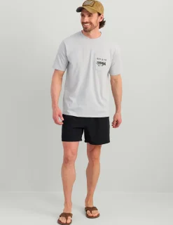 Huk Gear T-Shirts-Huk and Co Tee Harbor Mist