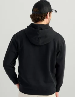 Huk Gear Hoodies & Pullovers-Huk Barb U Cotton Fleece Hoodie Black