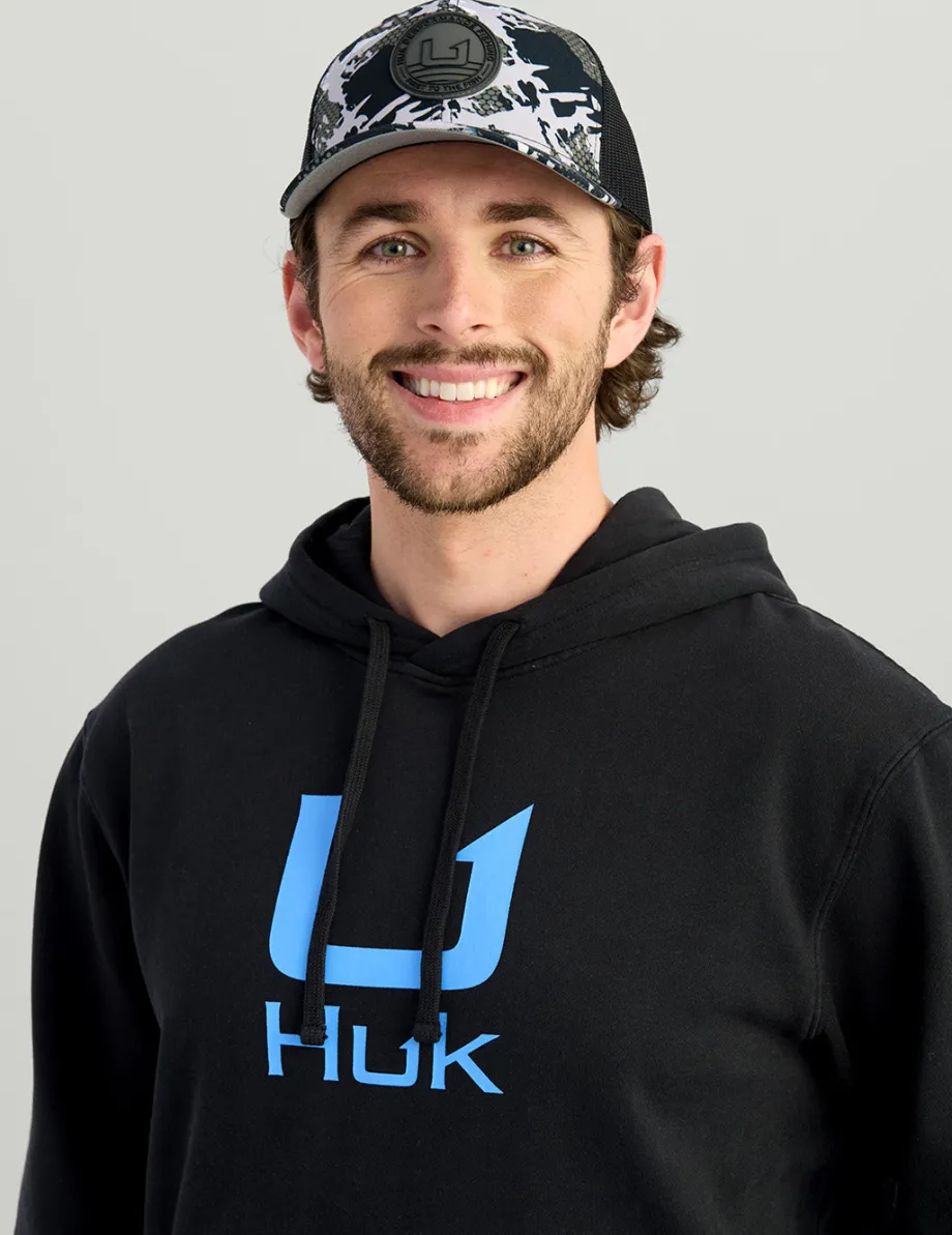 Huk Gear Hoodies & Pullovers-Huk Barb U Cotton Fleece Hoodie Black