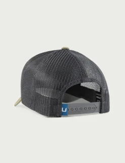 Huk Gear Hats-Huk Circle Patch Trucker Hat Moss