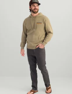 Huk Gear Hoodies & Pullovers-Huk Island Cotton Fleece Hoodie Overland