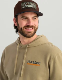 Huk Gear Hoodies & Pullovers-Huk Island Cotton Fleece Hoodie Overland