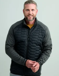 Huk Gear Insulation-Huk Scale Hybrid Jacket Black